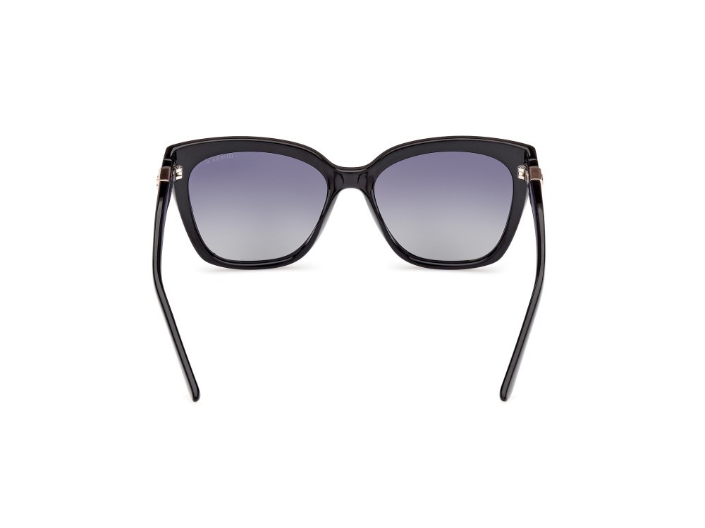Occhiali da sole Guess GU7878 (01D) colore nero lucido forma quadrato lenti fumo polar.
