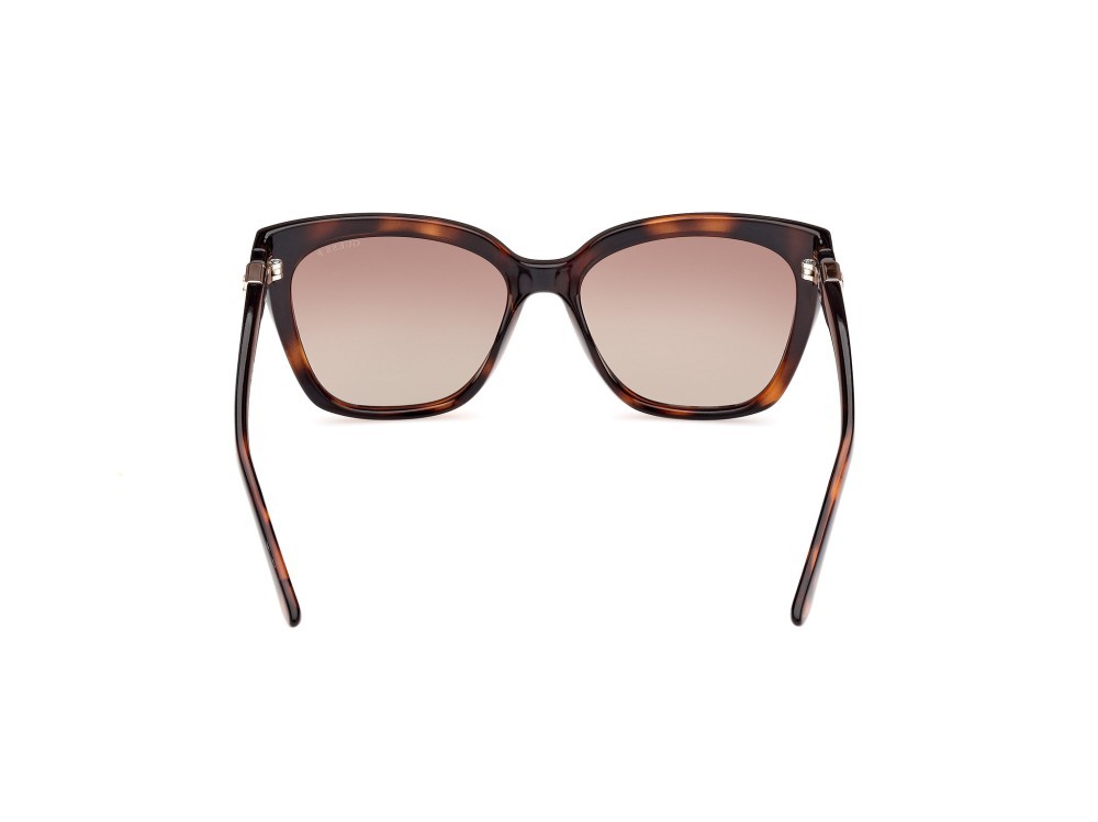 Occhiali da sole Guess GU7878 (52H) colore avana scura forma quadrato lenti marrone polar.