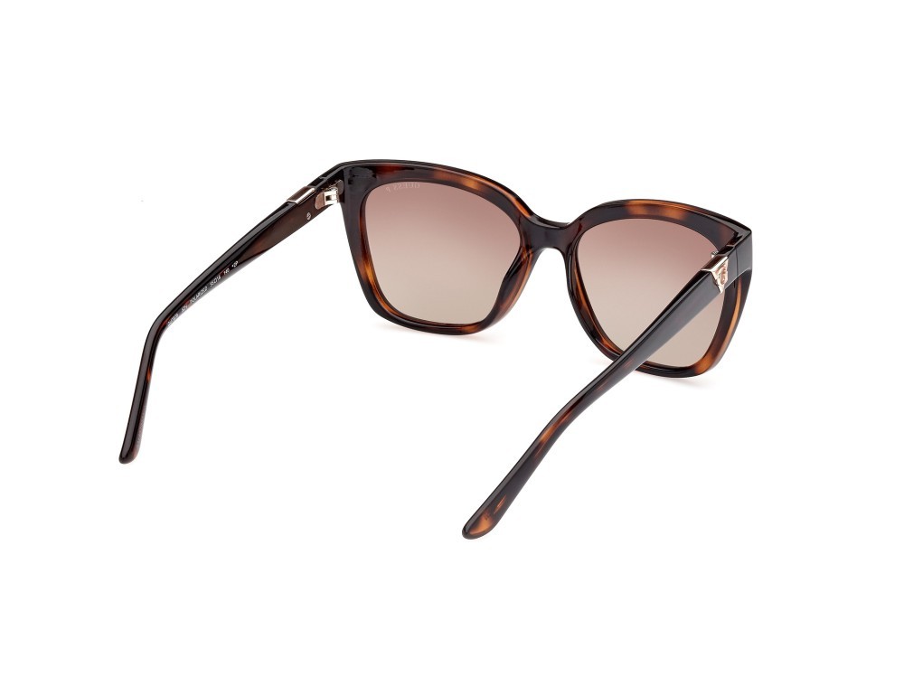 Occhiali da sole Guess GU7878 (52H) colore avana scura forma quadrato lenti marrone polar.