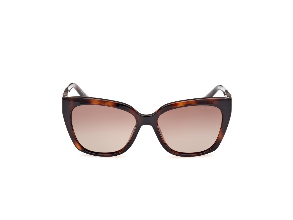 Occhiali da sole Guess GU7878 (52H) colore avana scura forma quadrato lenti marrone polar.