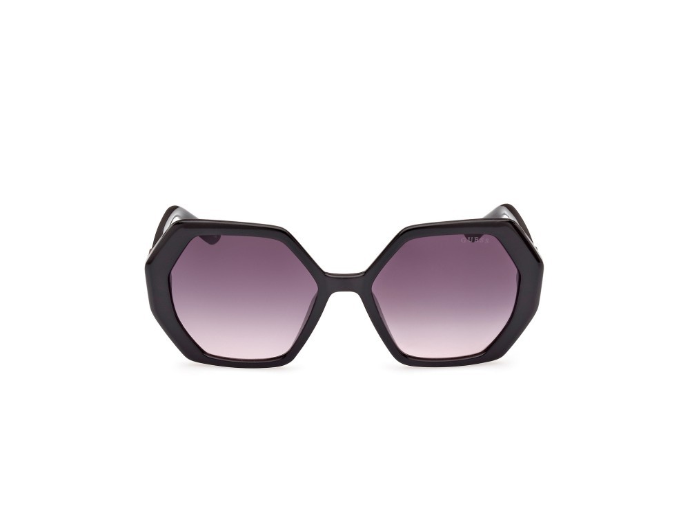 Occhiali da sole Guess GU7879 (01B) colore nero lucido forma geometrico lenti fumo grad.