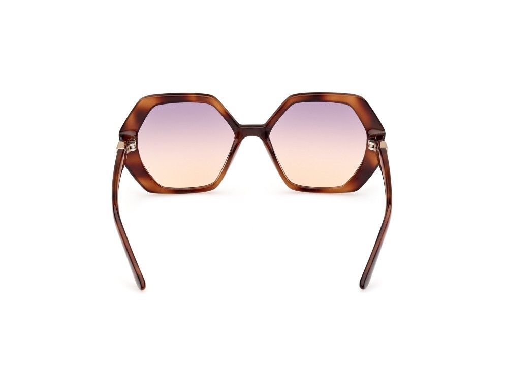 Occhiali da sole Guess GU7879 (53Z) colore avana bionda forma geometrico lenti specchiato