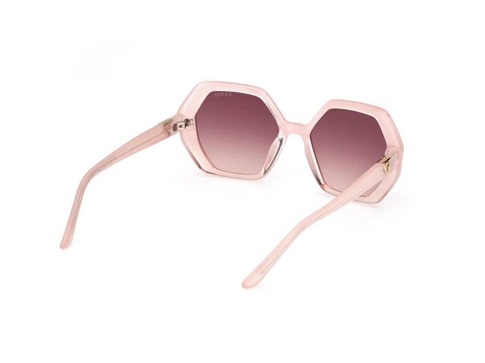 Sonnenbrillen Guess GU7879 (74T) farbe rosa / altro form geometrisch gläser bordeaux grad.