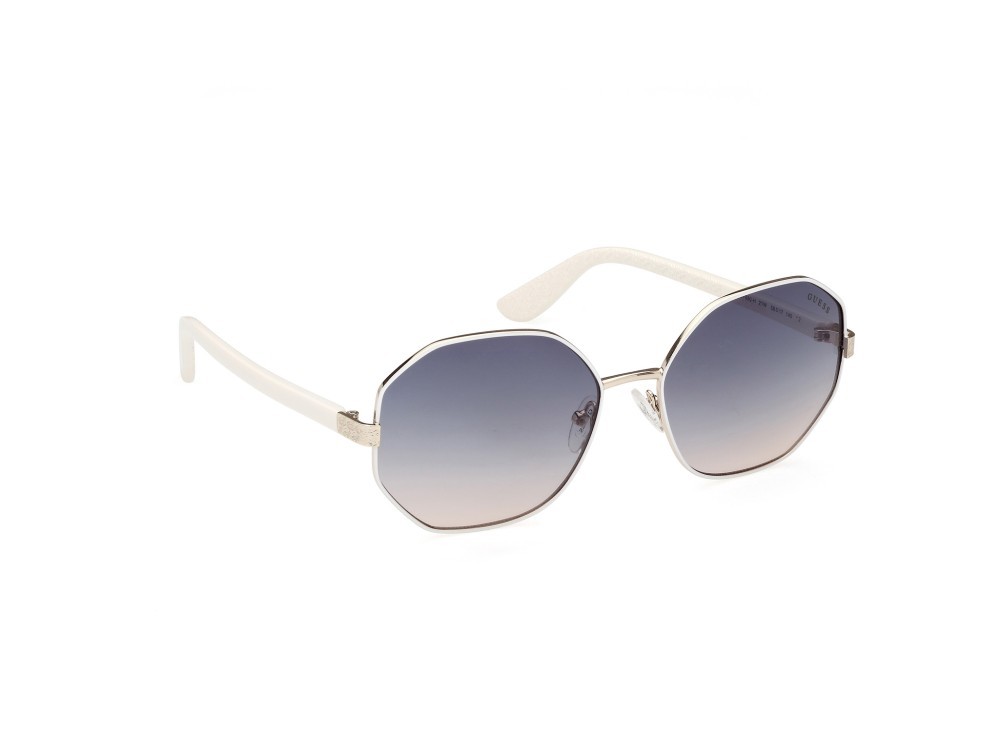 Sonnenbrillen Guess GU7880-H (21W) farbe bianco  form geometrisch gläser blu grad.
