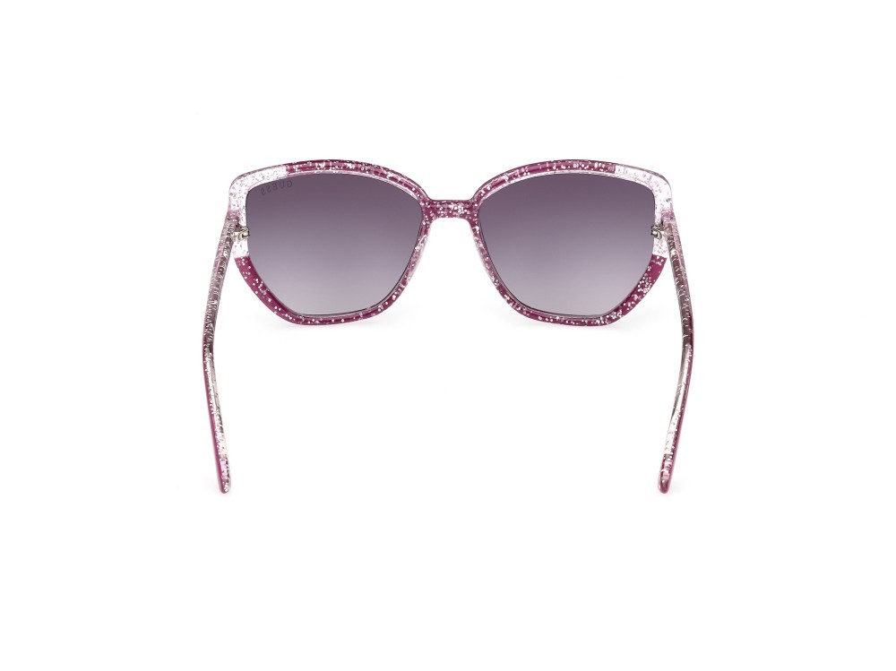 Sonnenbrillen Guess GU7882 (81B) farbe viola lucido form cat-eye gläser fumo grad.