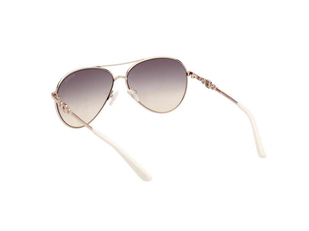 Sonnenbrillen Guess GU7885-H (21P) farbe bianco  form aviator gläser verde grad.