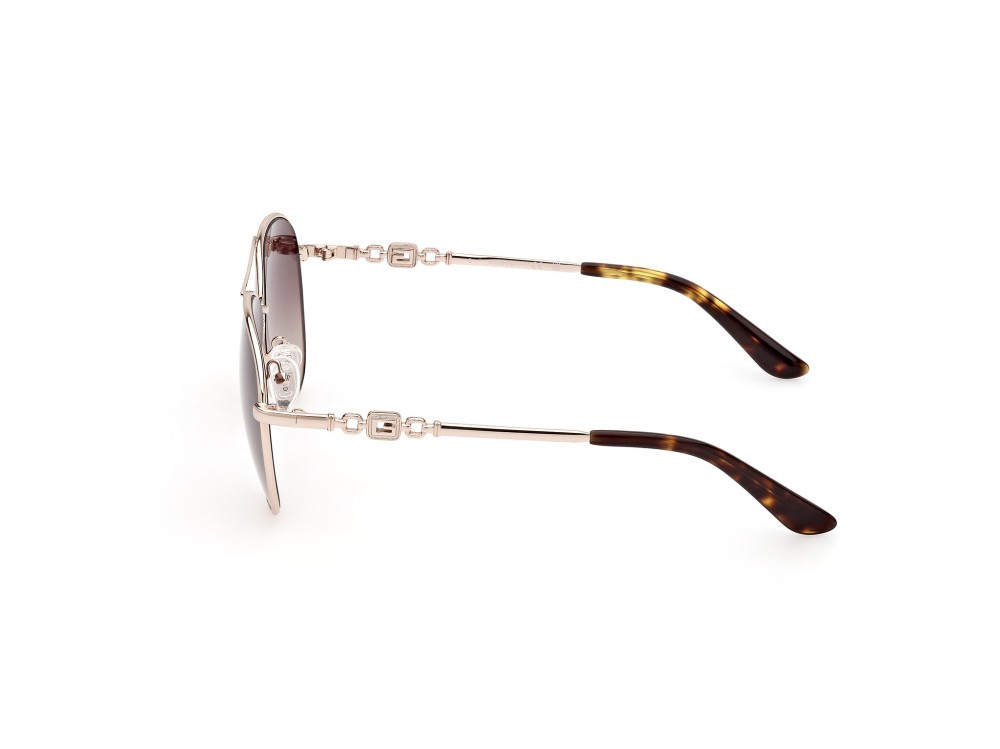 Occhiali da sole Guess GU7885-H (32F) colore oro  forma aviator lenti marrone grad.