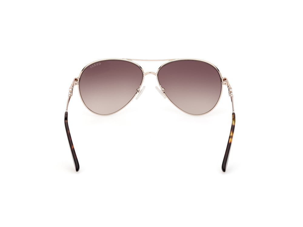 Occhiali da sole Guess GU7885-H (32F) colore oro  forma aviator lenti marrone grad.