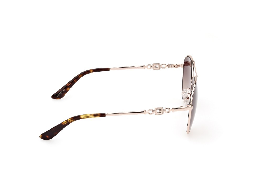 Occhiali da sole Guess GU7885-H (32F) colore oro  forma aviator lenti marrone grad.