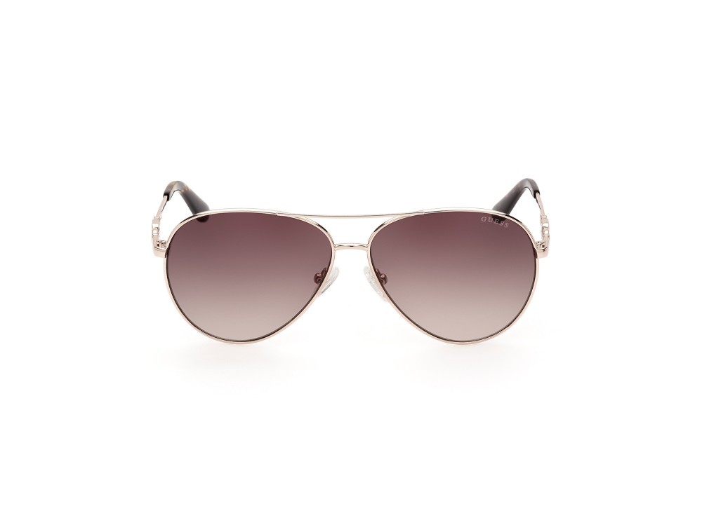 Occhiali da sole Guess GU7885-H (32F) colore oro  forma aviator lenti marrone grad.