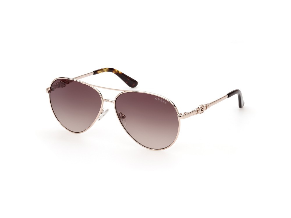Occhiali da sole Guess GU7885-H (32F) colore oro  forma aviator lenti marrone grad.