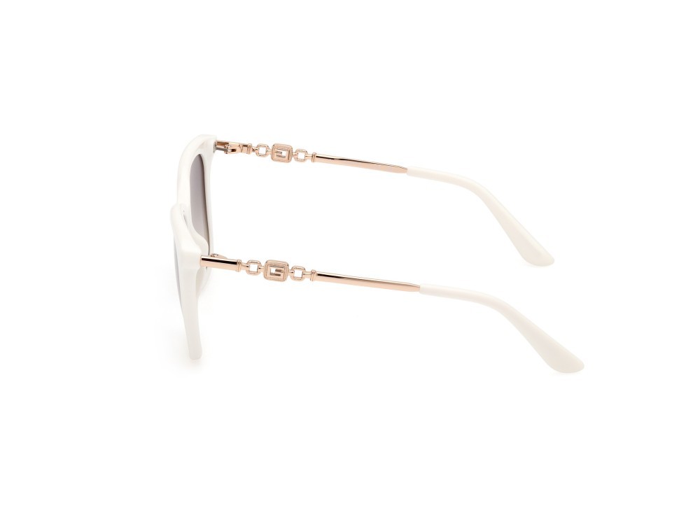 Occhiali da sole Guess GU7886 (21P) colore bianco  forma quadrato lenti verde grad.