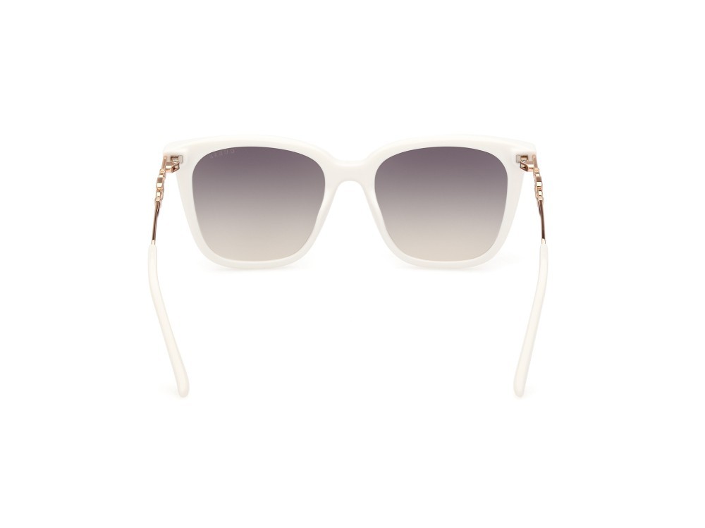 Occhiali da sole Guess GU7886 (21P) colore bianco  forma quadrato lenti verde grad.