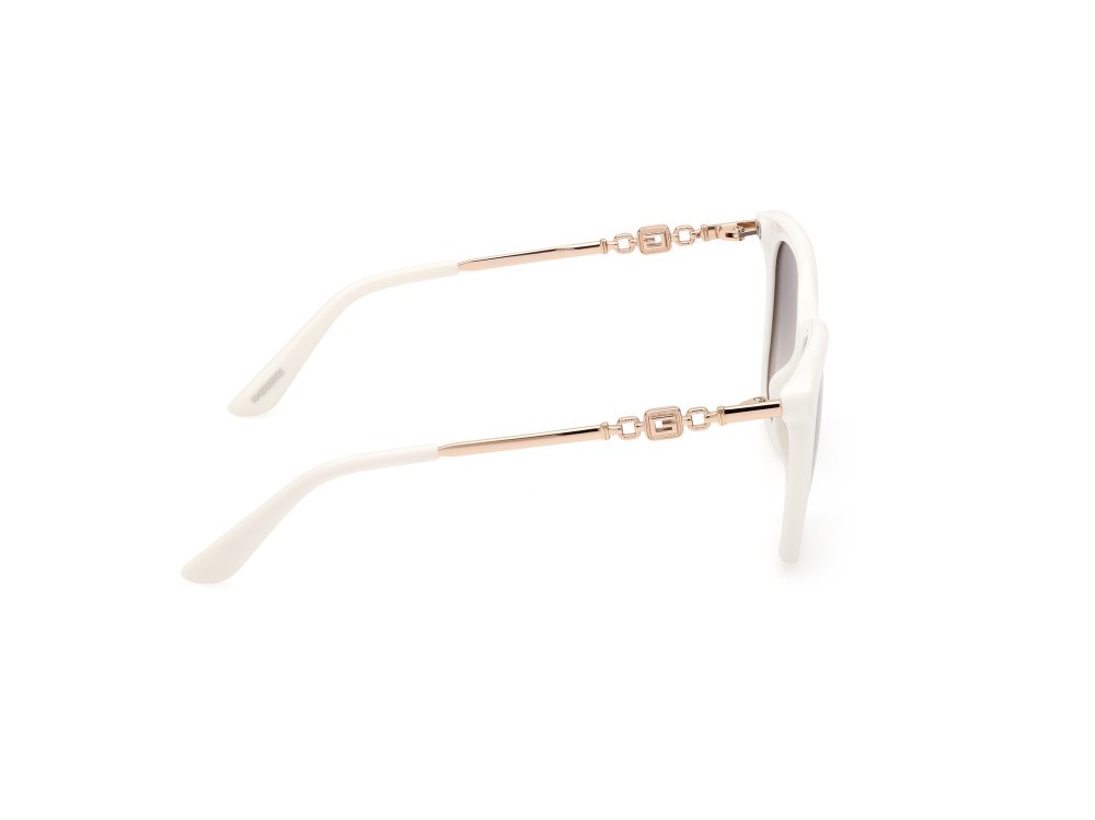 Occhiali da sole Guess GU7886 (21P) colore bianco  forma quadrato lenti verde grad.