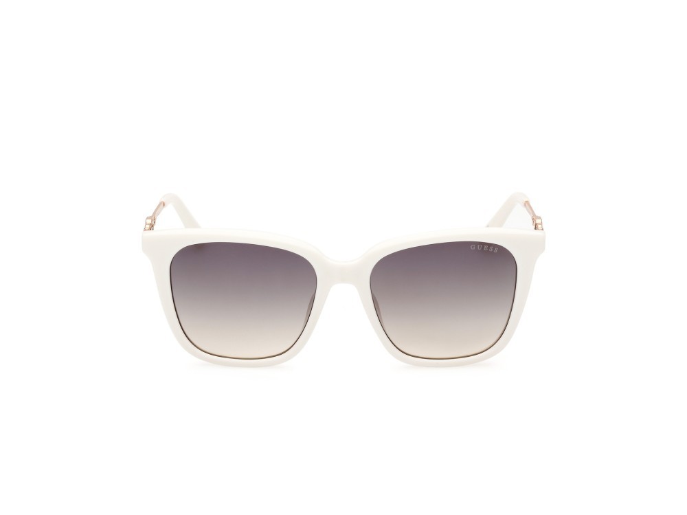 Occhiali da sole Guess GU7886 (21P) colore bianco  forma quadrato lenti verde grad.