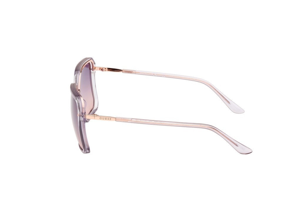 Sonnenbrillen Guess GU7888 (20Z) farbe grigio / altro form quadratisch gläser viola grad. e/o specchiato