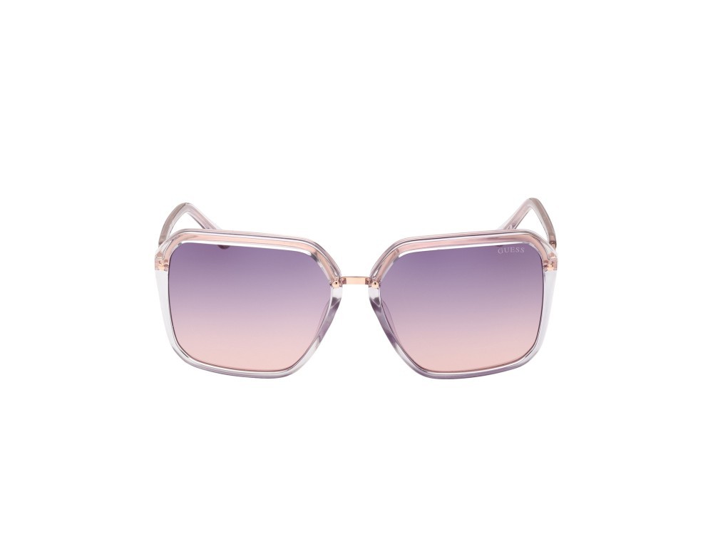 Sonnenbrillen Guess GU7888 (20Z) farbe grigio / altro form quadratisch gläser viola grad. e/o specchiato