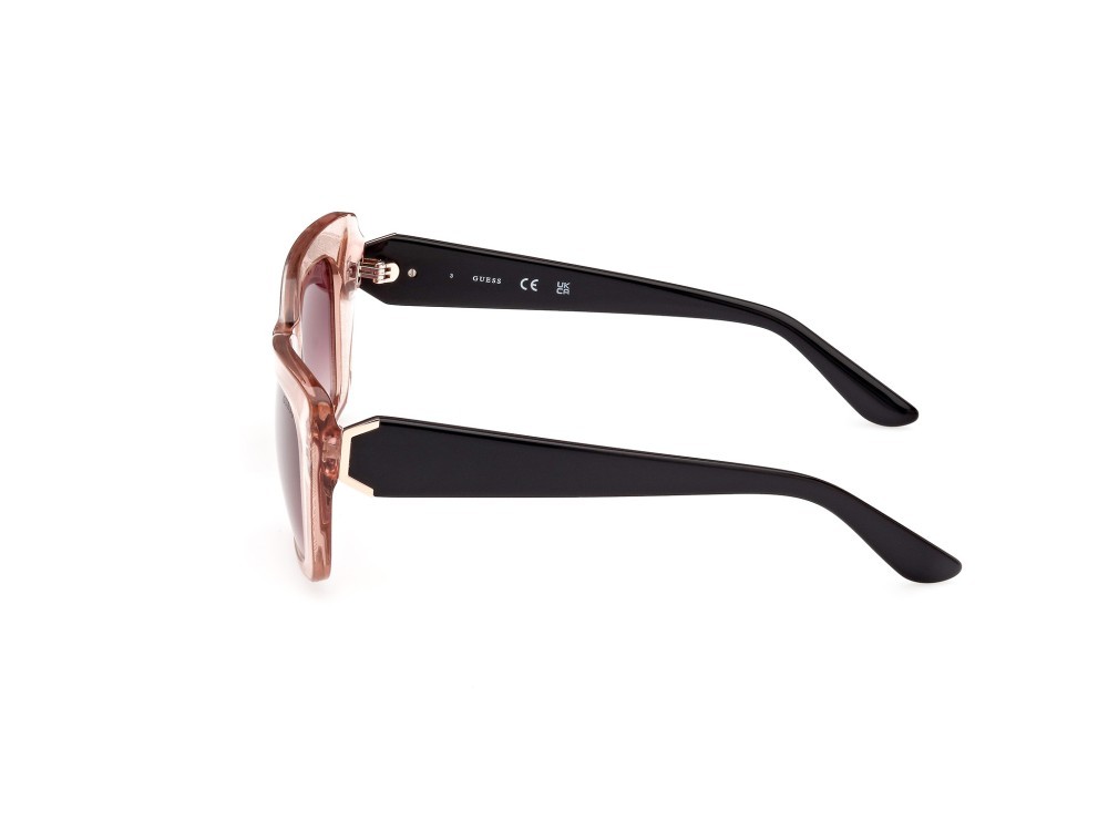 Sonnenbrillen Guess GU7890 (72T) farbe rosa lucido form rechteckig gläser bordeaux grad.