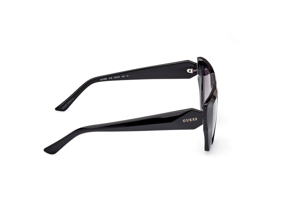 Occhiali da sole Guess GU7896 (01B) colore nero lucido forma geometrico lenti fumo grad.