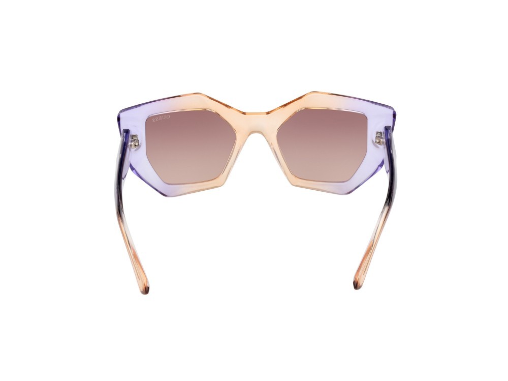 Sonnenbrillen Guess GU7897 (80F) farbe lilla  form geometrisch gläser marrone grad.