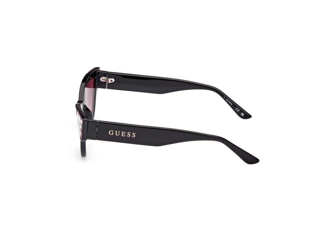 Sonnenbrillen Guess GU7901 (01T) farbe nero lucido form cat-eye gläser bordeaux grad.