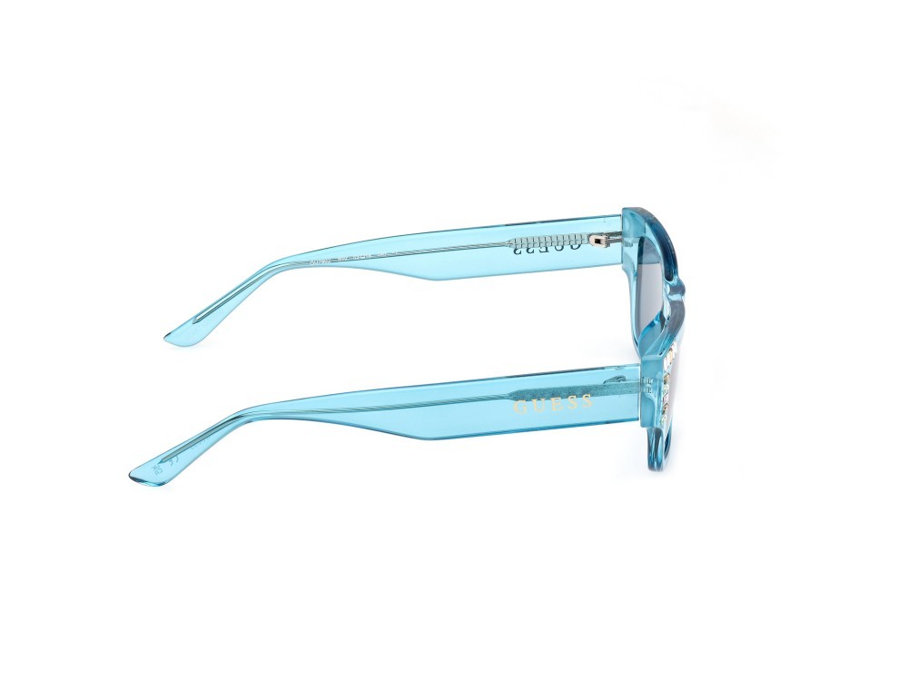 Sonnenbrillen Guess GU7902 (89V) farbe turchese / altro form rechteckig gläser blu 