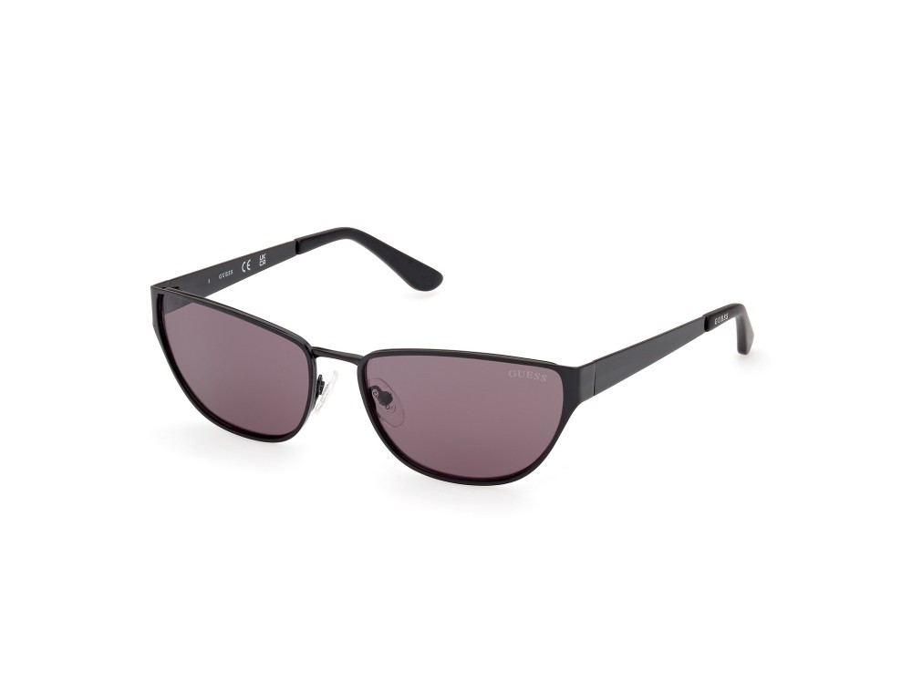 Sonnenbrillen Guess GU7903 (01A) farbe nero lucido form cat-eye gläser fumo