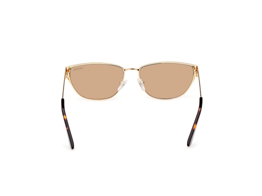 Occhiali da sole Guess GU7903 (32G) colore oro forma cat eye lenti marrone specchiato
