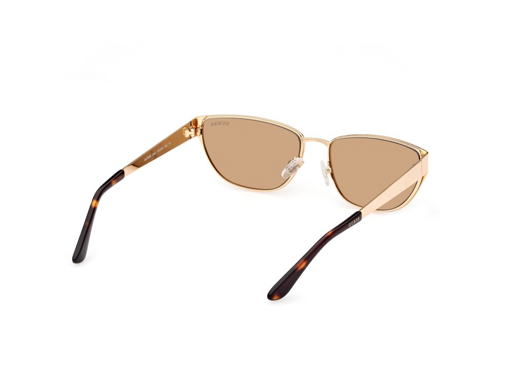 Occhiali da sole Guess GU7903 (32G) colore oro forma cat eye lenti marrone specchiato