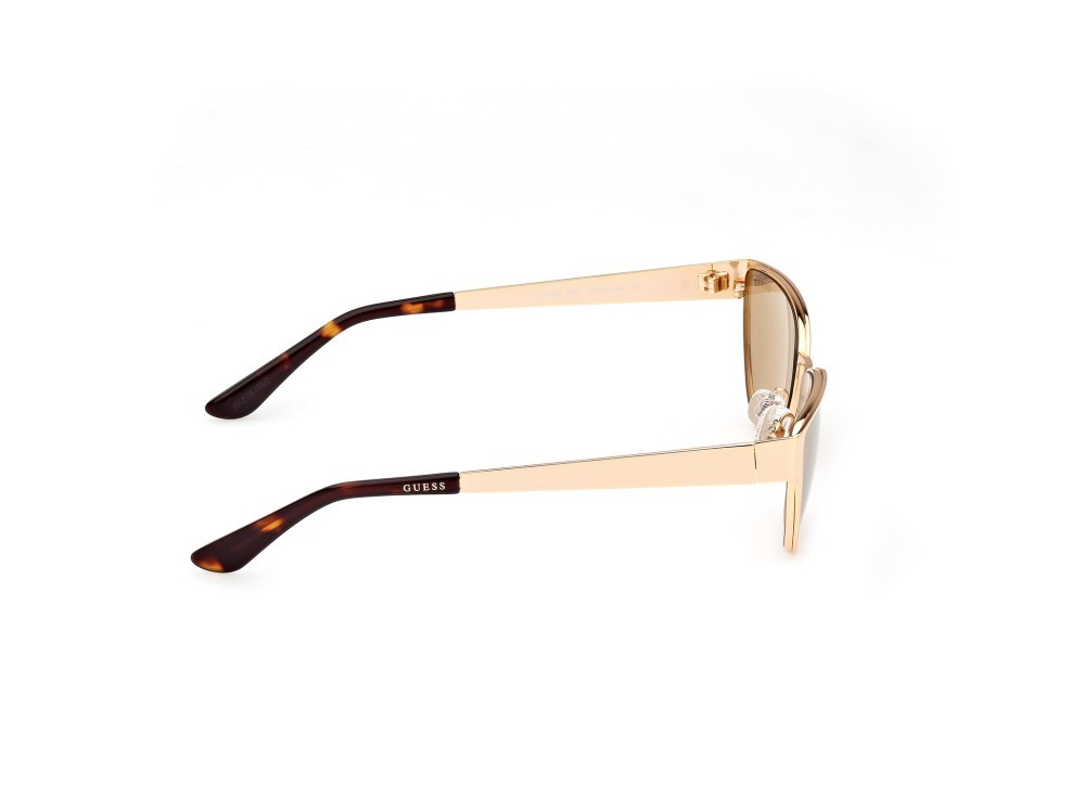 Occhiali da sole Guess GU7903 (32G) colore oro forma cat eye lenti marrone specchiato