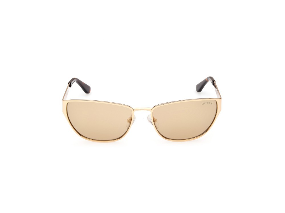 Occhiali da sole Guess GU7903 (32G) colore oro forma cat eye lenti marrone specchiato