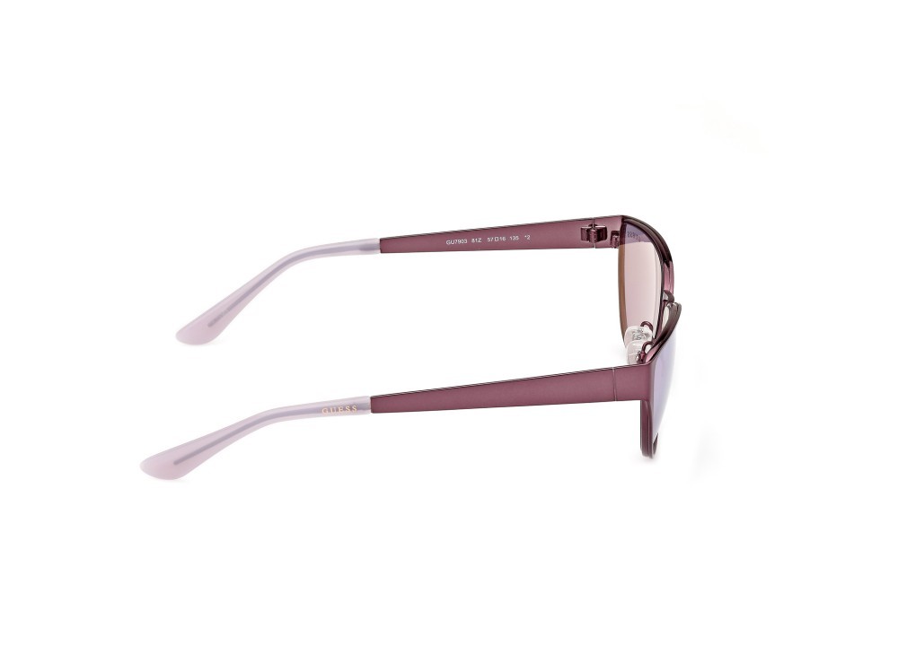 Sonnenbrillen Guess GU7903 (81Z) farbe viola lucido form cat-eye gläser viola grad. e/o specchiato