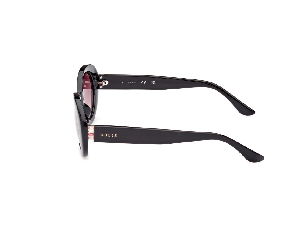 Sonnenbrillen Guess GU7904 (01T) farbe nero lucido form oval gläser bordeaux grad.