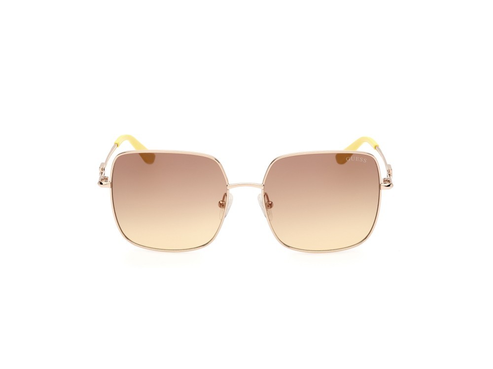 Occhiali da sole Guess GU7906-H (32F) colore oro  forma quadrato lenti marrone grad.