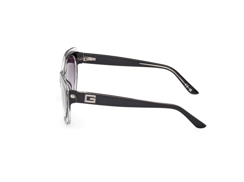 Sonnenbrillen Guess GU7909 (05B) farbe nero - cristallo form rund gläser fumo grad.