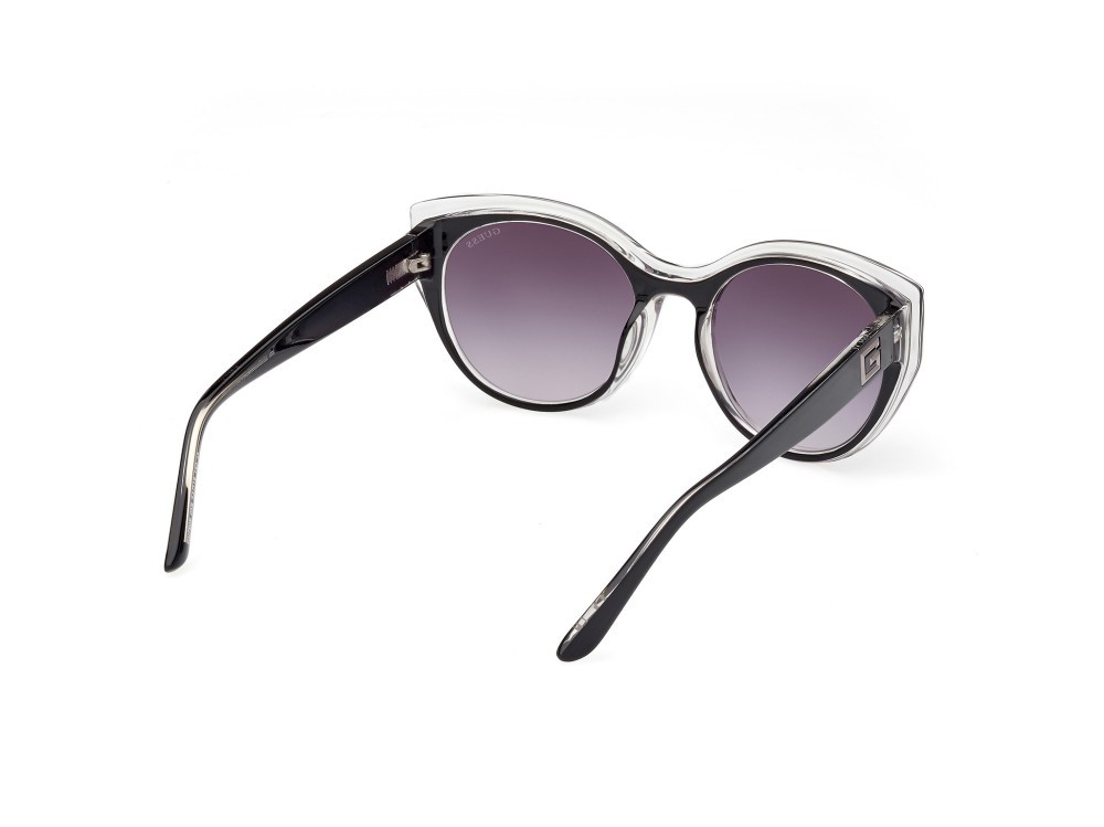 Sonnenbrillen Guess GU7909 (05B) farbe nero - cristallo form rund gläser fumo grad.