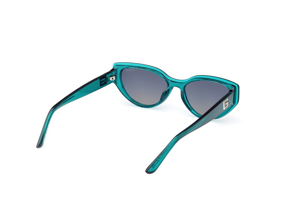 Sonnenbrillen Guess GU7910 (96P) farbe verde scuro lucido form cat-eye gläser verde sfumato