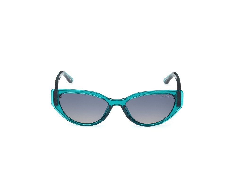 Sonnenbrillen Guess GU7910 (96P) farbe verde scuro lucido form cat-eye gläser verde sfumato