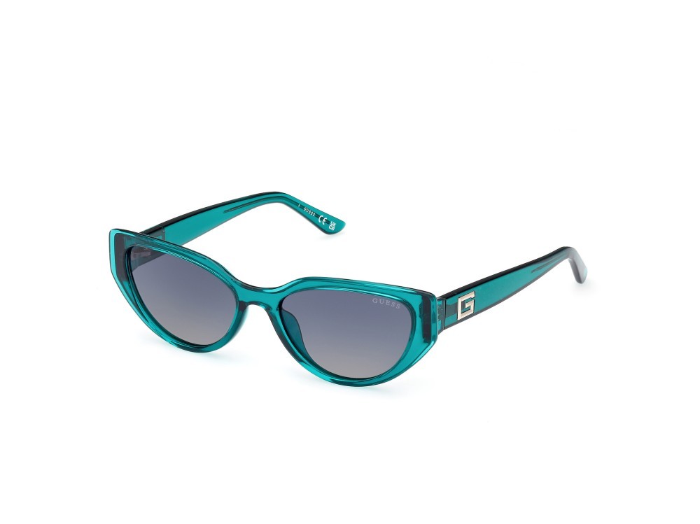 Sonnenbrillen Guess GU7910 (96P) farbe verde scuro lucido form cat-eye gläser verde sfumato