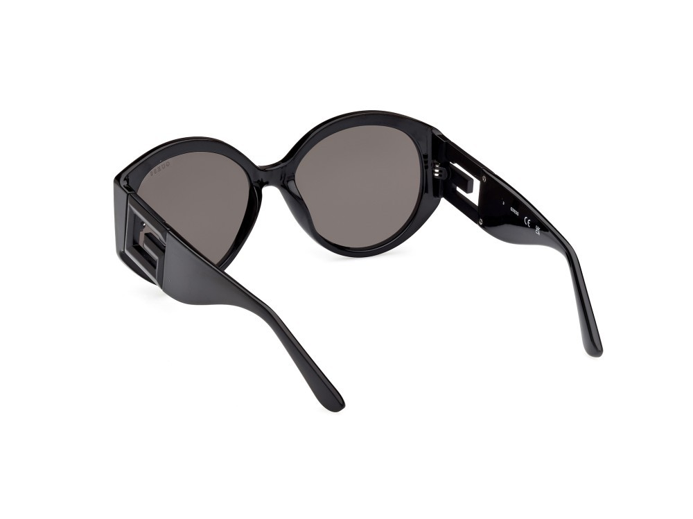 Occhiali da sole Guess GU7917 (01A) colore nero lucido forma rotondo lenti fumo