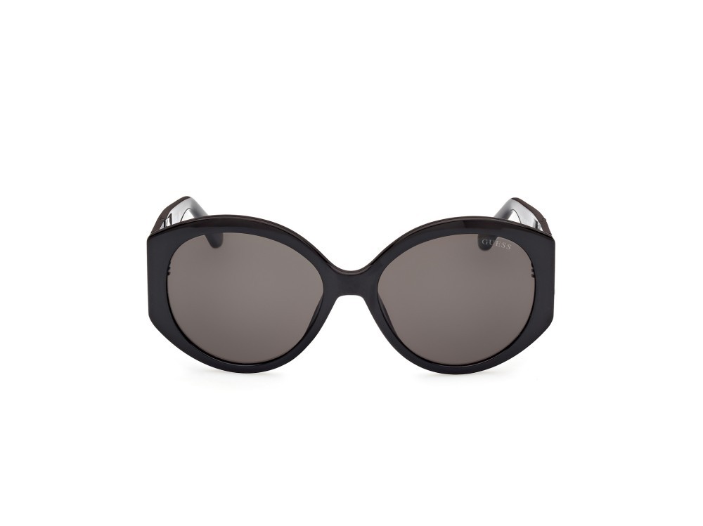 Occhiali da sole Guess GU7917 (01A) colore nero lucido forma rotondo lenti fumo