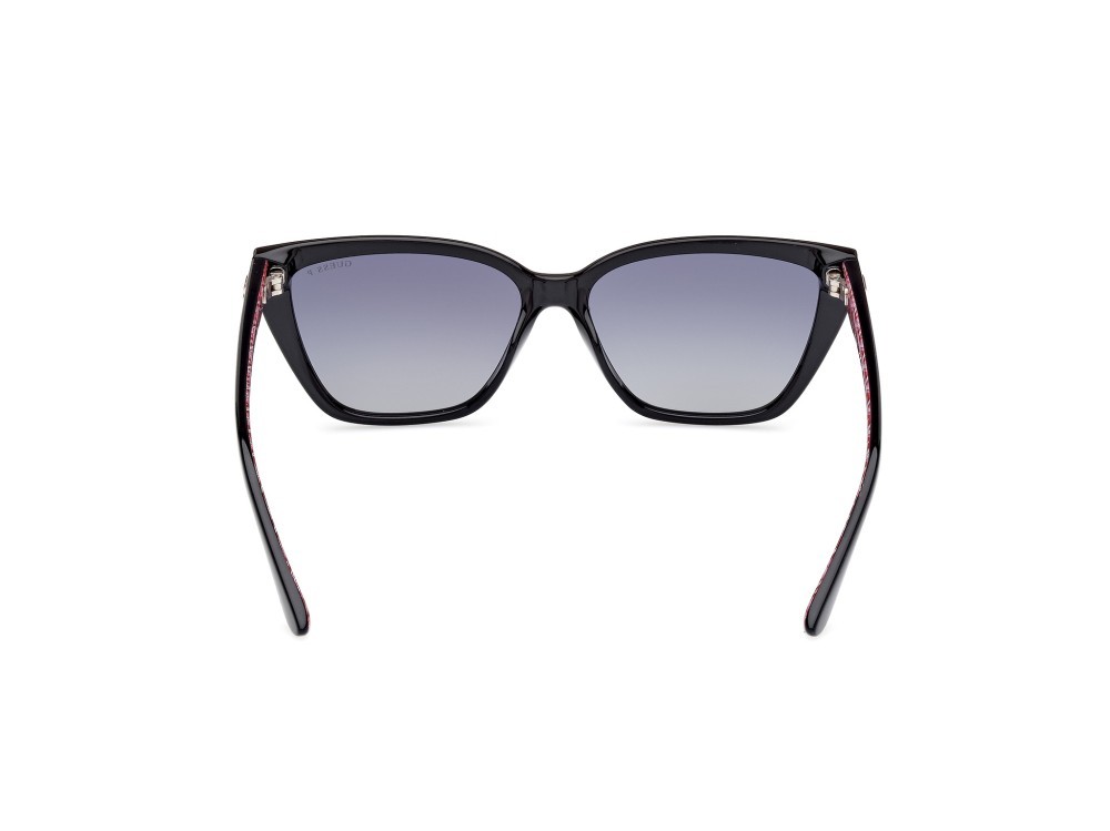 Occhiali da sole Guess GU7919 (01D) colore nero lucido  forma cat eye lenti fumo polar.
