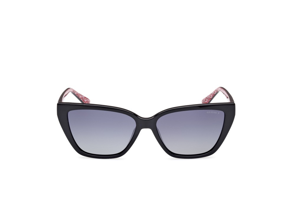Occhiali da sole Guess GU7919 (01D) colore nero lucido  forma cat eye lenti fumo polar.