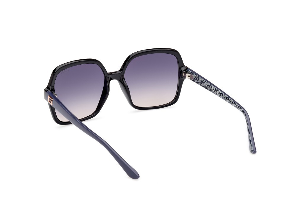 Occhiali da sole Guess GU7921-H (01B) colore nero lucido - grigio lucido forma quadrato lenti fumo grad.