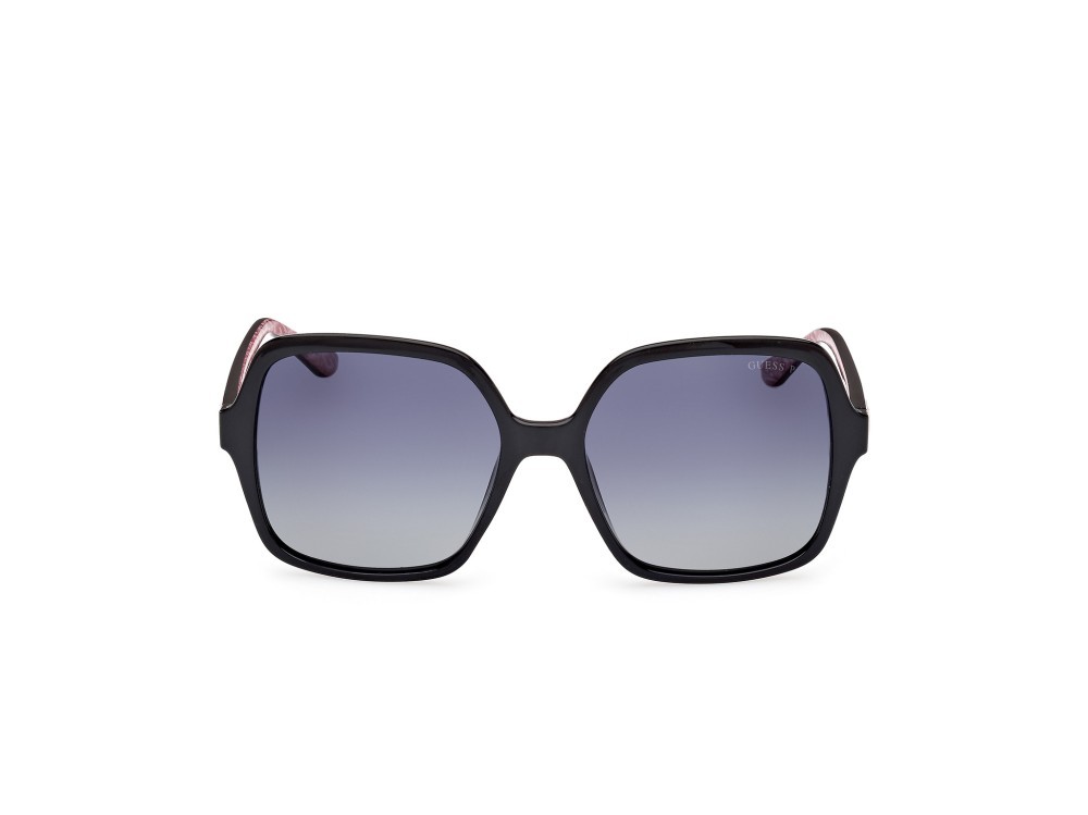 Occhiali da sole Guess GU7921-H (01D) colore nero lucido  forma quadrato lenti fumo polar.