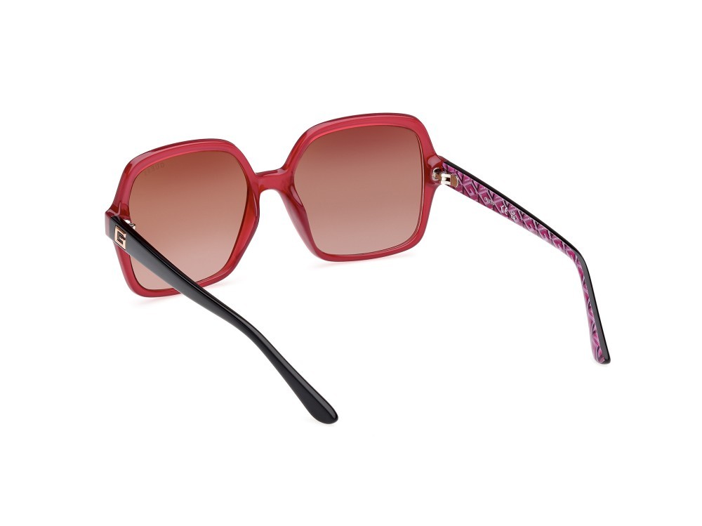 Sonnenbrillen Guess GU7921-H (69G) farbe bordeaux lucido - nero lucido form quadratisch gläser marrone sfumato