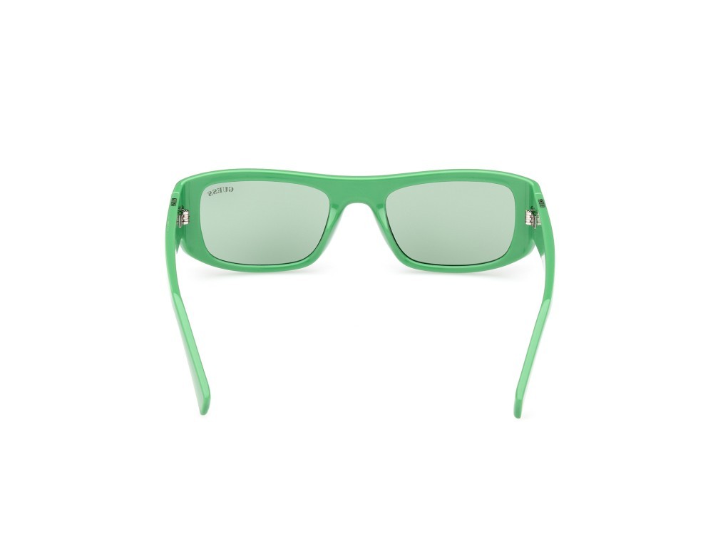 Sonnenbrillen Guess GU8278 (93N) farbe verde chiaro lucido form rechteckig gläser verde