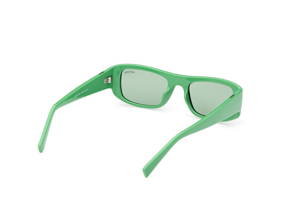 Sonnenbrillen Guess GU8278 (93N) farbe verde chiaro lucido form rechteckig gläser verde