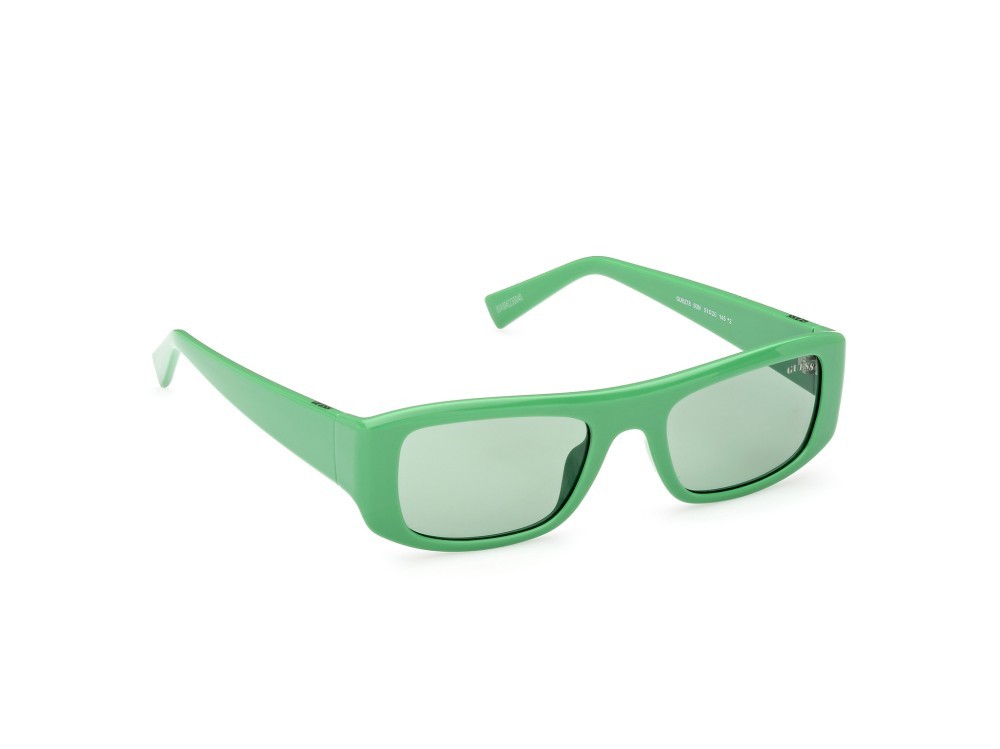 Sonnenbrillen Guess GU8278 (93N) farbe verde chiaro lucido form rechteckig gläser verde
