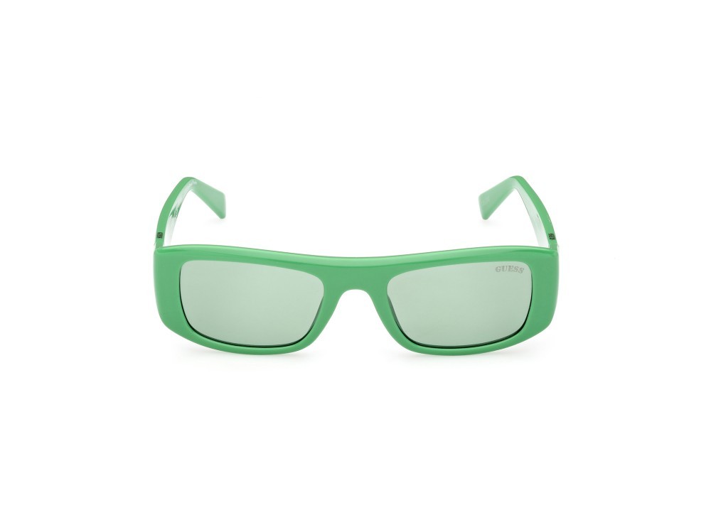 Sonnenbrillen Guess GU8278 (93N) farbe verde chiaro lucido form rechteckig gläser verde